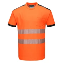 Arbeits-T-Shirt Warnschutz PW3 Cotton Comfort Portwest T181 2