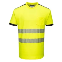 Arbeits-T-Shirt Warnschutz PW3 Cotton Comfort Portwest T181