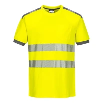 Arbeits-T-Shirt Warnschutz PW3 Cotton Comfort Portwest T181
