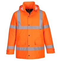 Arbeitsjacke Warnschutz Mehrtaschen Wasserdicht Traffic Portwest S460 2