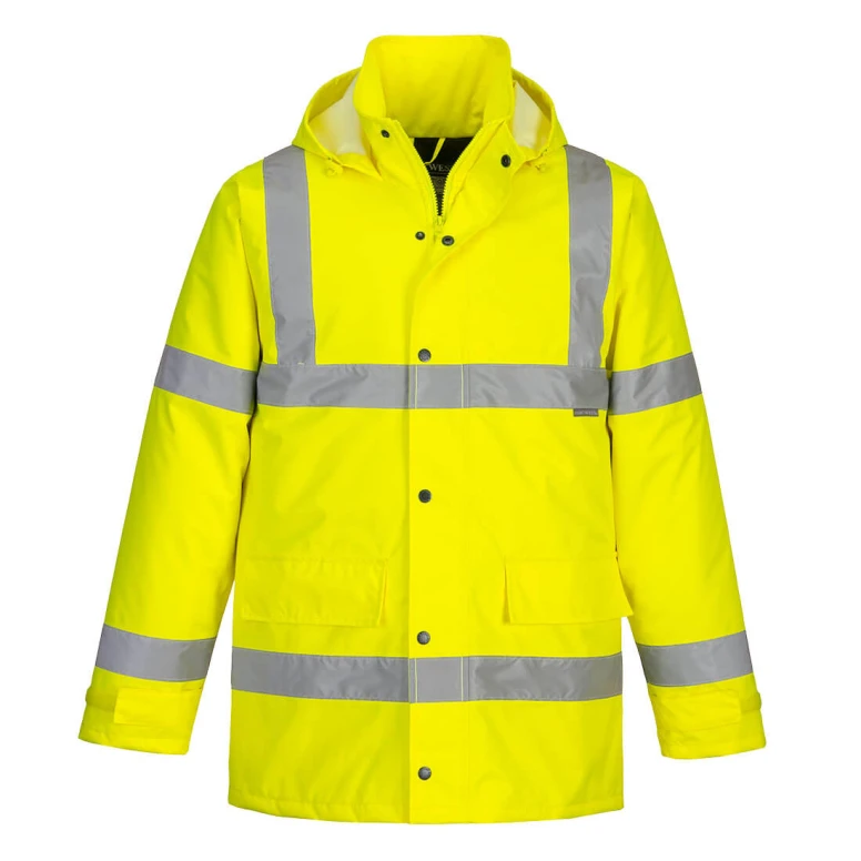 Arbeitsjacke Warnschutz Mehrtaschen Wasserdicht Traffic Portwest S460