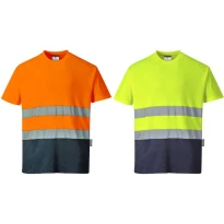 Arbeits-T-Shirt Hohe Sichtbarkeit S/S Cotton Comfort Portwest S173