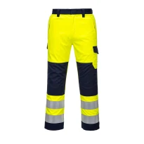 Arbeitshose Hohe Sichtbarkeit Wasserdicht Flammhemmend Multitaschen Modaflame Portwest MV46