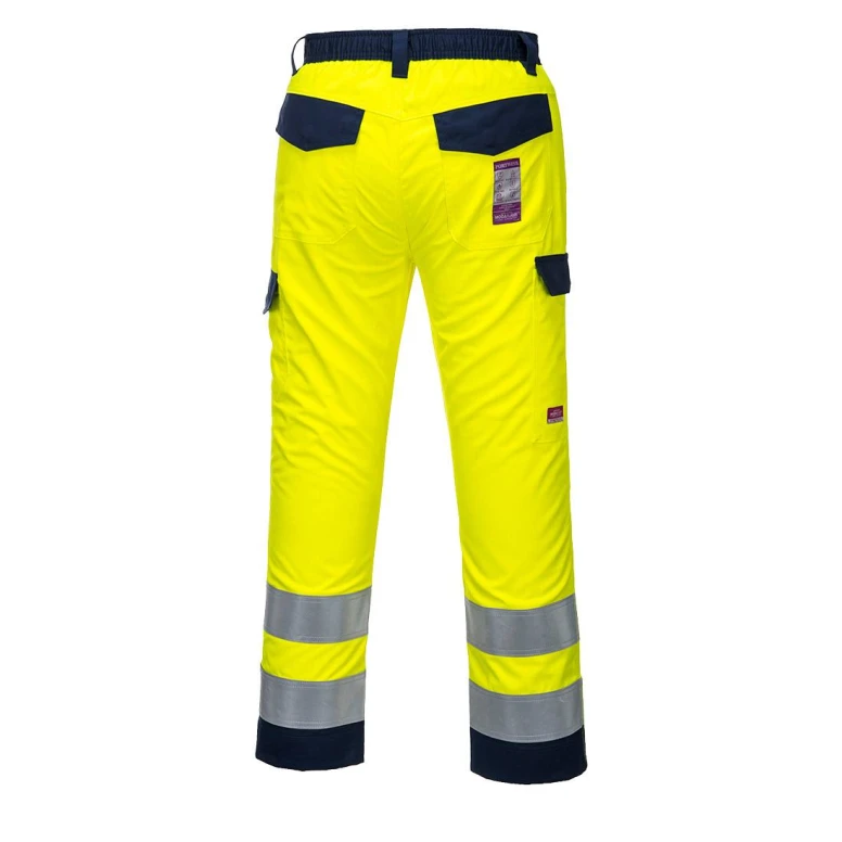 Arbeitshose Hohe Sichtbarkeit Wasserdicht Flammhemmend Multitaschen Modaflame Portwest MV46
