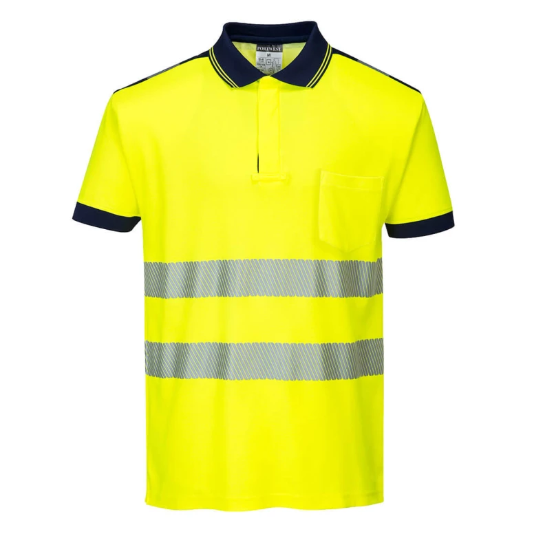 Arbeits-Poloshirt Hohe Sichtbarkeit PW3 Portwest T180