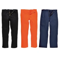 Arbeitshose Multitaschen Flammhemmend 100% Baumwolle Stretch Multinorm Bizweld Portwest BZ30