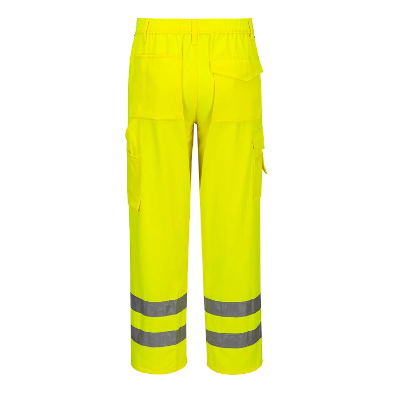 Arbeitshose Hohe Sichtbarkeit Wasserdicht Multitaschen Combat Portwest E046