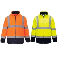Arbeits-Fleecejacke Warnschutz Mehrtaschen Portwest F301