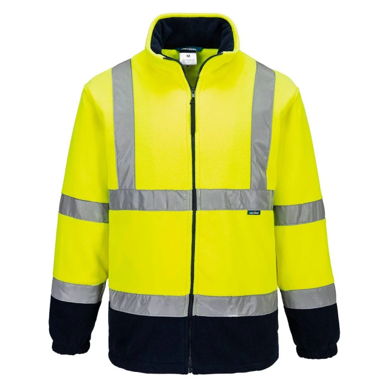 Arbeits-Fleecejacke Warnschutz Mehrtaschen Portwest F301