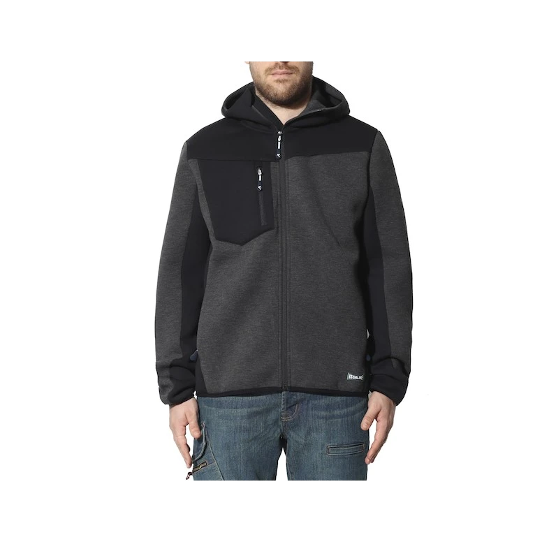Multitaschen-Arbeitsjacke Stretch mit Kapuze Fynor im Karton Issa Line 04540B