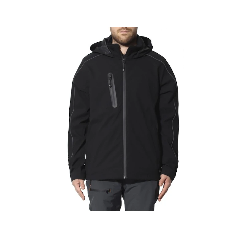 Multitaschen-Arbeitsjacke Wasserdicht mit Kapuze Zentro im Karton Issa Line 04534B