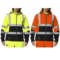 Arbeitsjacke Hochsichtbar Softshell Multitaschen Wasserdicht Lavoris Issa Line 04525