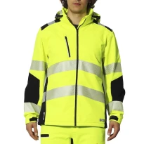 Arbeitsjacke Hochsichtbar Multitaschen Wasserdicht Flexia Issa Line 04595 2
