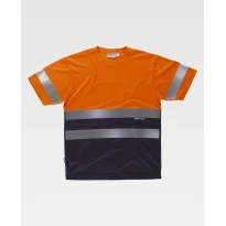 Arbeits-T-Shirt mit Hoher Sichtbarkeit Workteam C3941