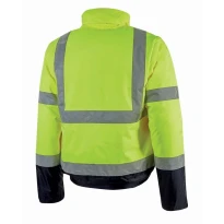 Arbeitsjacke mit hoher Sichtbarkeit, Mehrfachtaschen U-Power Crafty HL158YF