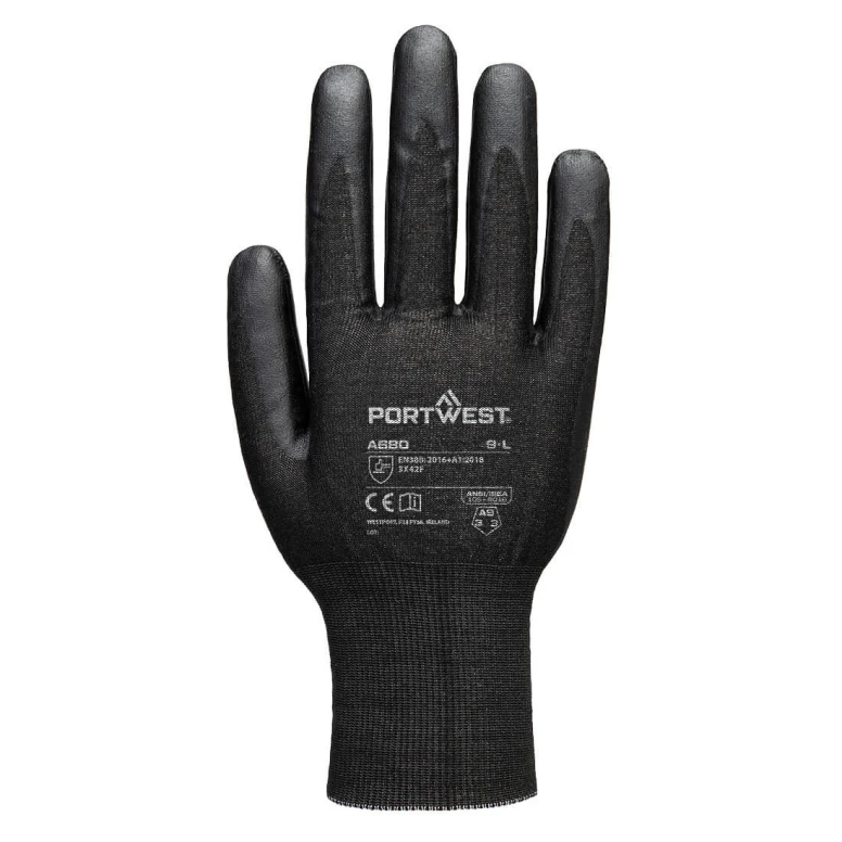 Schnittschutzhandschuhe mit Nitril-Beschichtung Portwest A680