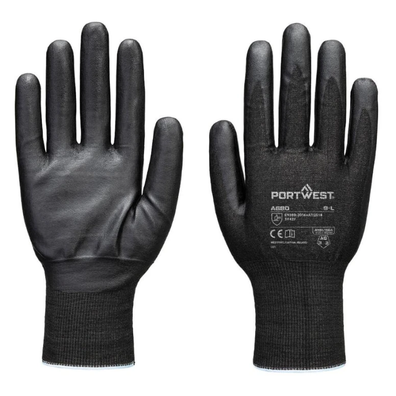 Schnittschutzhandschuhe mit Nitril-Beschichtung Portwest A680