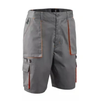 Arbeitsbermuda Multitaschen Coverguard Navy/Paddock II 5PAK150 grau