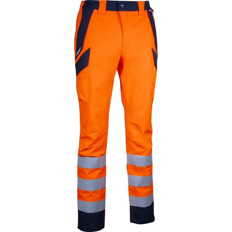 Arbeitshose Warnschutz Mehrtaschen Wasserdicht Stretch Cofra Alumbres V636-0
