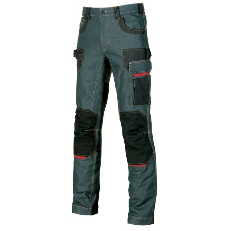 Elastische Stretch-Arbeitshosen mit vielen Taschen U-Power Platinum Button EX069RJ