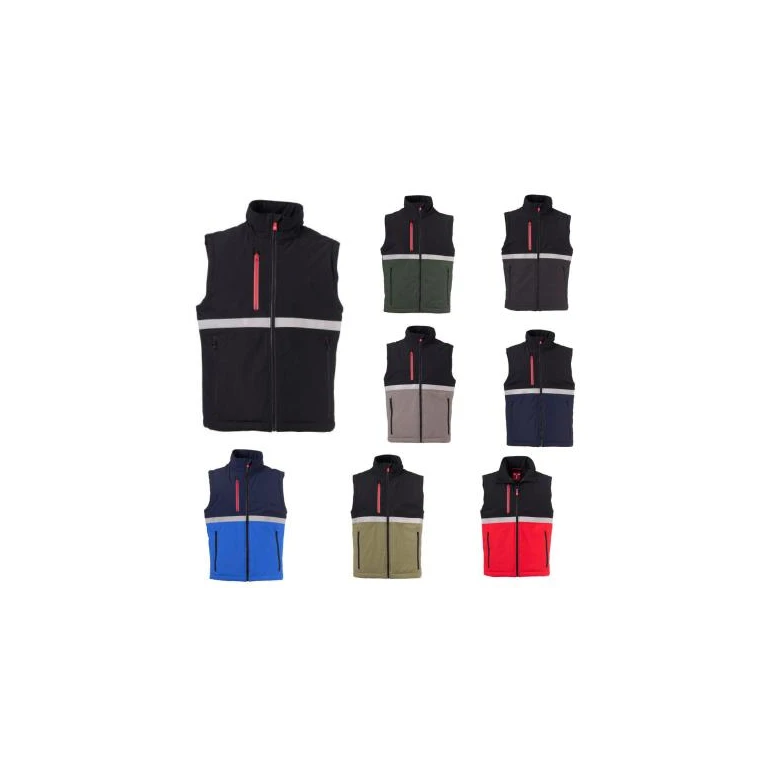 Arbeitsweste Payper Wise Vest Pad AY 7283 mit vielen Taschen – Stretch-Softshell