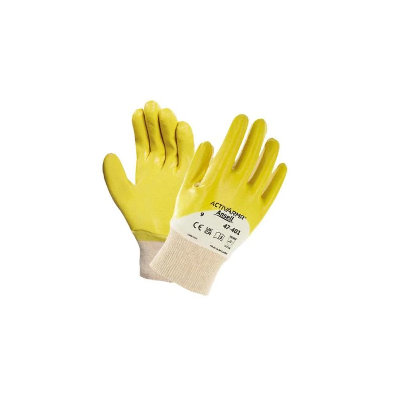12 Stück - Arbeitshandschuhe Ansell ActivArmr 47-401 GGU110