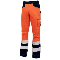Arbeitshose mit hoher Sichtbarkeit und mehreren Taschen U-Power Radiant HL157YF