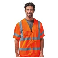 Arbeitsweste Logica HV016 Hohe Sichtbarkeit
