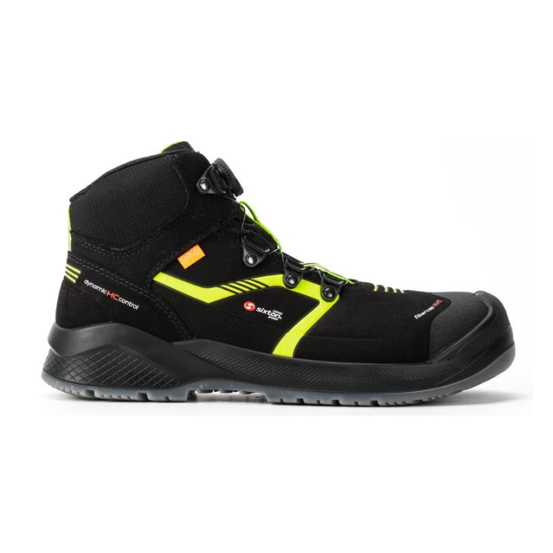 Metalfree Sicherheitsstiefel mit BOA-Verschluss Sixton Scatto High BOA S3S CI SCR ESD 43459-01L