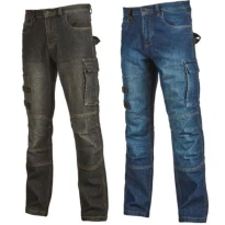 Stretch-Arbeitsjeans mit Multitaschen U-Power Pepper ST391