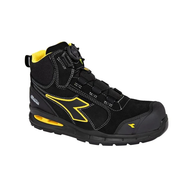 Hohe Sicherheitsschuhe BOA-Verschluss Diadora Run A.Box Master Boa Mid S3S FO SR SC ESD 701.182333