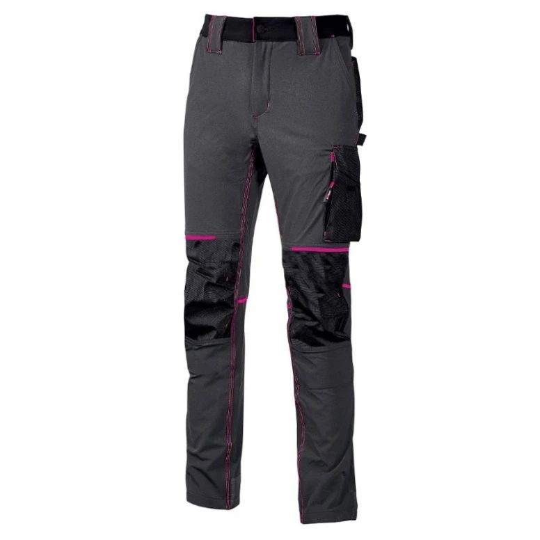 Stretch-Arbeitshose mit Elastik und vielen Taschen U-Power Atom Damen PE145GF