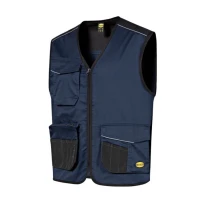 Stretch-Multitaschen-Arbeitsweste mit durchgehendem Reißverschluss Diadora Utility Vest Mover 2.0 702.183060