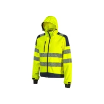 Warnschutz-Arbeitsjacke mit mehreren Taschen Softshell Stretch U-Power Wonder HL384