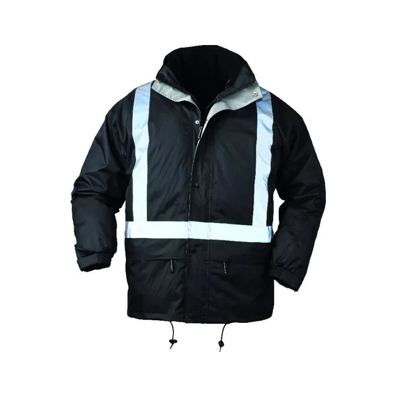 Parka 4 in 1 Coverguard BODYGUARD II 5BODN: 100 % PES mit PVC-Beschichtung – Schwarz