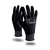 12 Paare -  Kapriol  Schwarze Nitril-Arbeitshandschuhe 127703