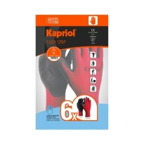 12 Paar – Schnittfeste Arbeitshandschuhe Kapriol Aus Latex EASY GRIP 128020