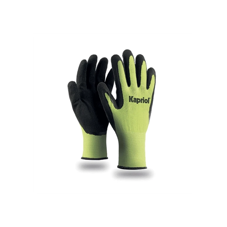 12 Paar – Schnittfeste Arbeitshandschuhe Kapriol Aus Latex NEW GRIP 128036