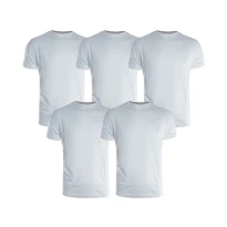 Set aus 5 Arbeits-T-Shirts Kapriol 136461 Weiß und Grau