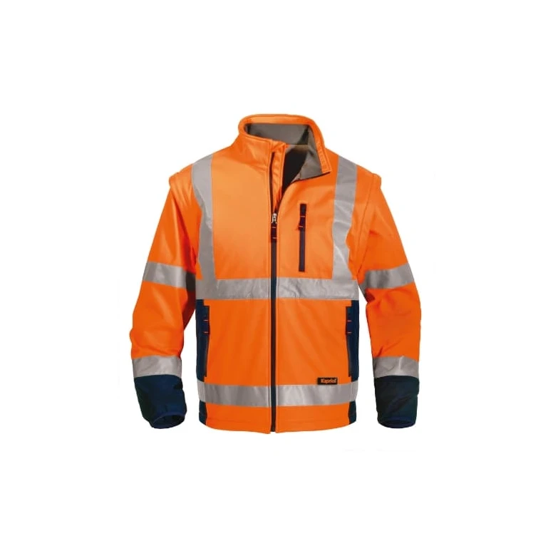 2-in-1 Arbeitsjacke Kapriol 137821 Softshell mit hoher Sichtbarkeit