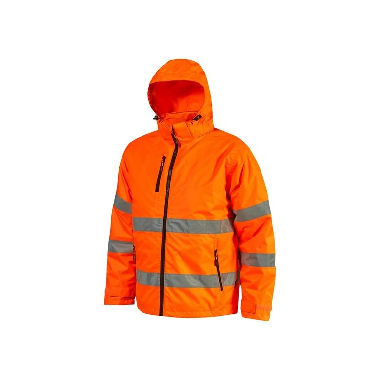 5-in-1 Warnschutz-Arbeitsjacke Regenfest Multitaschen U-Power Kaia HL375