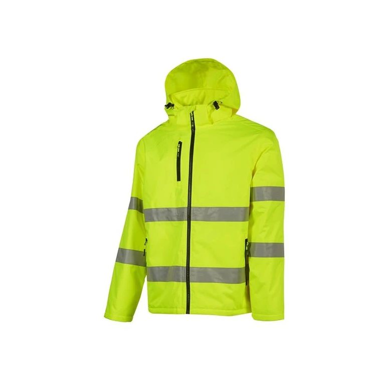 5-in-1 Warnschutz-Arbeitsjacke Regenfest Multitaschen U-Power Kaia HL375