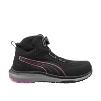 Sicherheitsschuhe BOA-Verschluss Puma Aspire Pink Disc Mid S3S ESD FO HRO SR 632950