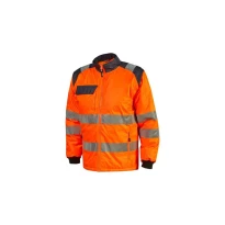 Warnschutz-Arbeitsparka mit mehreren Taschen U-Power Freeway HL383