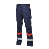 Multitaschen-Arbeitshose flammhemmend antistatisch Warnschutz U-Power Titan MP247NO