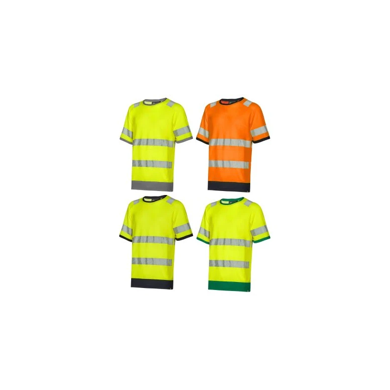 3 Stück – Warnschutz-Arbeits-T-Shirt U-Power Gloss WHL387