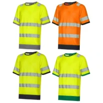 3 Stück – Warnschutz-Arbeits-T-Shirt U-Power Gloss WHL387