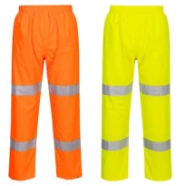 Arbeits-Überhose Portwest S165 Warnschutz Wasserdicht mit mehreren Taschen