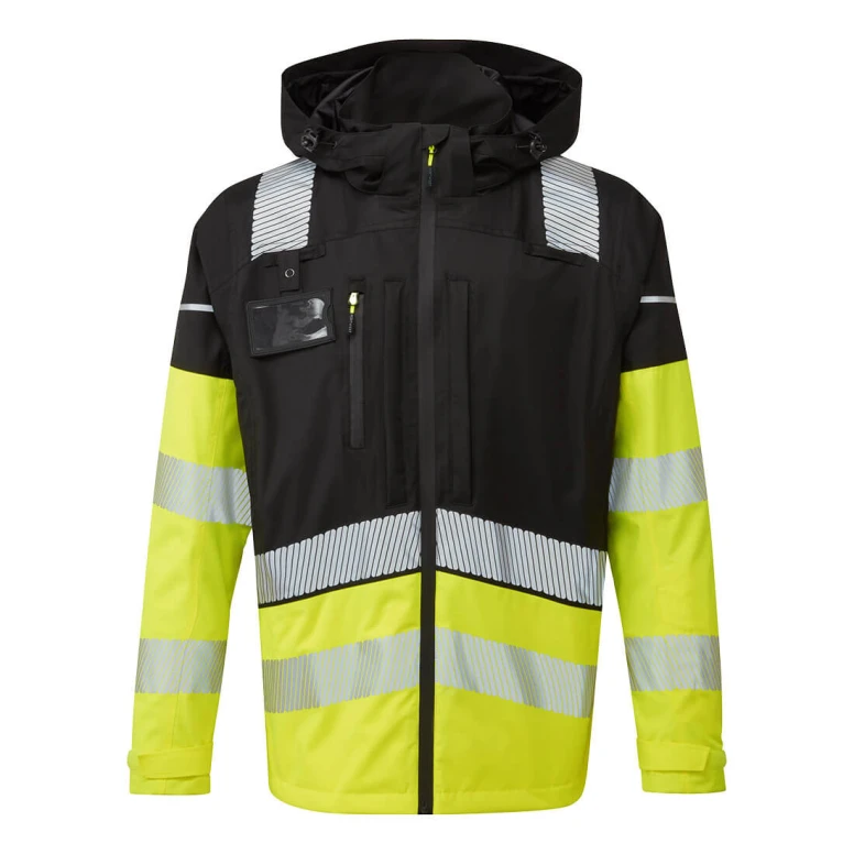 Arbeitsjacke Portwest hohe Sichtbarkeit 2 in 1 Ultimate Modular Hi Vis BX323 regenfest mit vielen Taschen