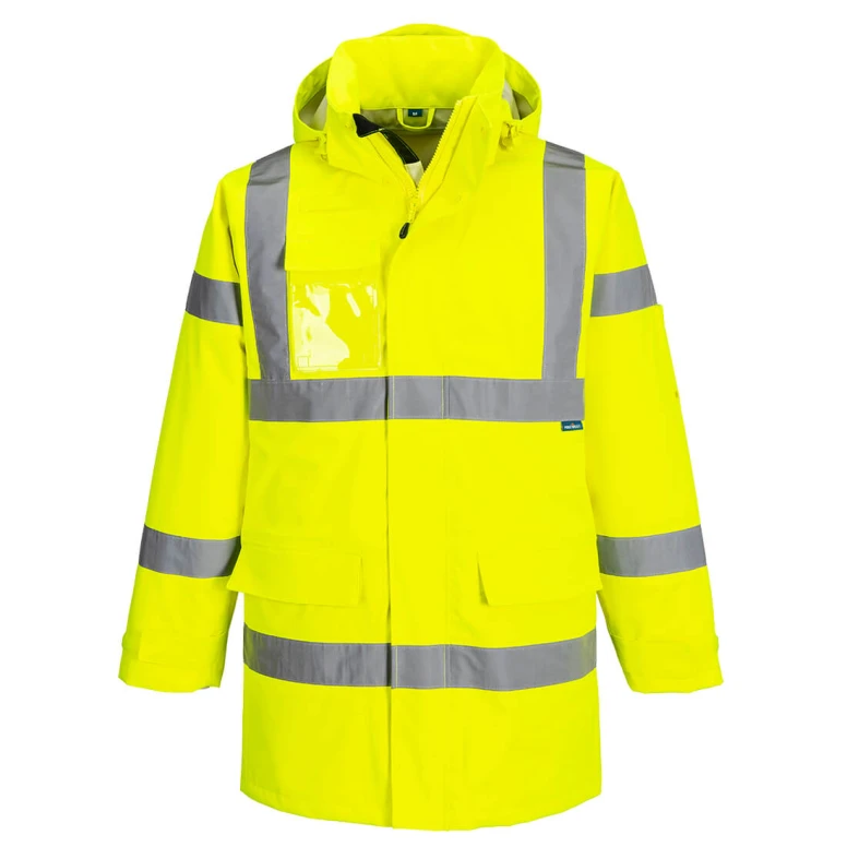 Arbeitsjacke Portwest hohe Sichtbarkeit Regenjacke Extreme Hi Vis S599 wasserdicht multitaschen